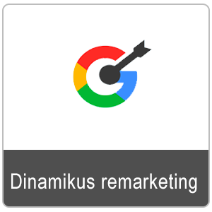 Google Ads kampánykezelés - dinamikus remarketing hirdetések logó google adwords hirdetés